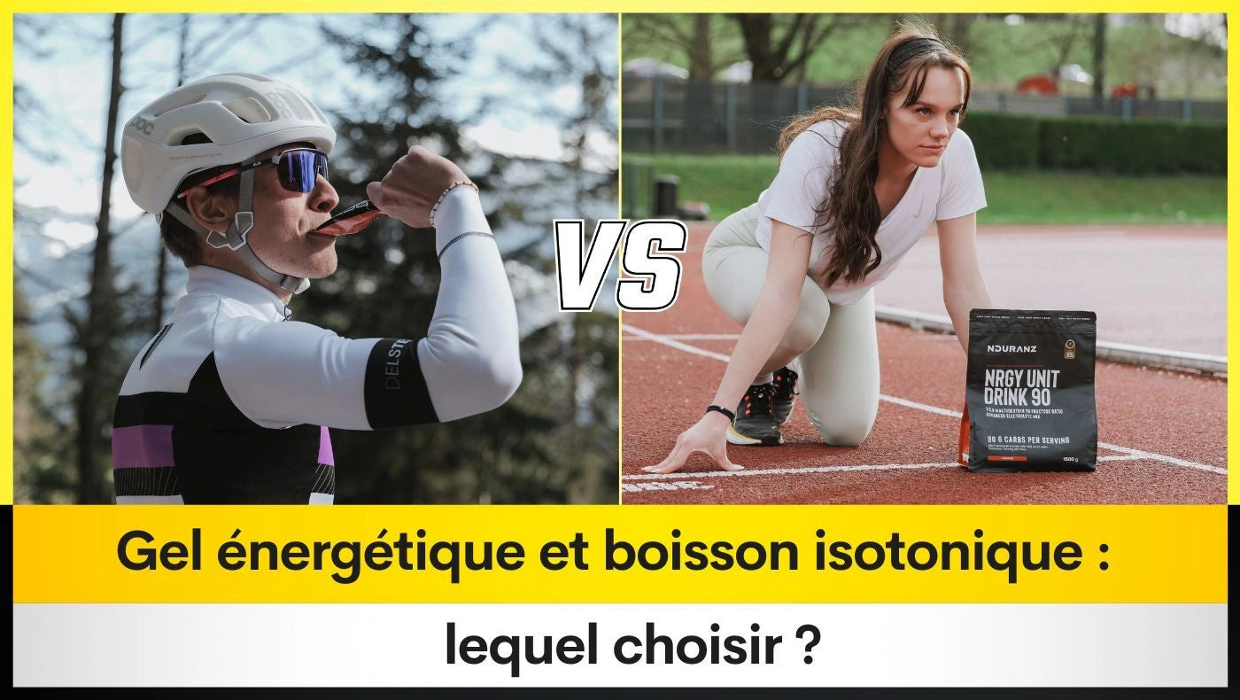 Gel énergétique et boisson isotonique : lequel choisir ?