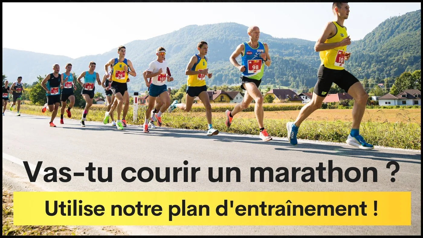 Vas tu courir un marathon ? Utilise notre plan d'entraînement !