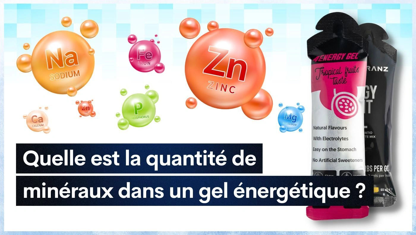 Quelle est la quantité de minéraux dans un gel énergétique ?