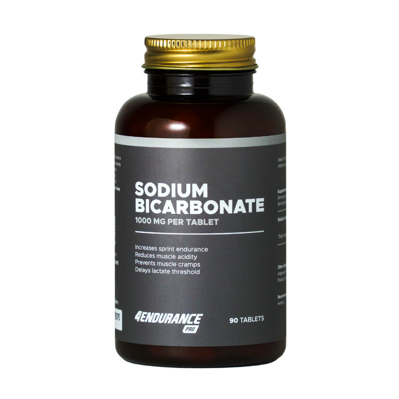 Soda bicarbonate 4Endurance Pro augmente l’endurance lors des sprints, réduit l’acidité musculaire et prévient les crampes musculaires, tout en aidant à réguler le pH du corps.