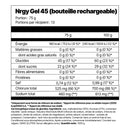 Nrgy Gel 45 (bouteille rechargeable)