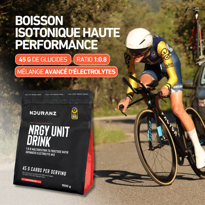 Nrgy Unit Drink - 45 grammes de glucides par portion