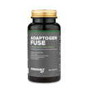4Endurance Pro Adaptogen Fuse - 60 gélules, flacon marron foncé avec bouchon doré et bande d’étiquette verte sur fond blanc.