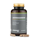 4Endurance Pro Ashwagandha - 90 gélules saveur Ashwagandha, flacon ambre foncé avec bouchon à vis doré sur fond blanc.