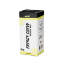 4Energy Energy Chew Box - 6 x 30 g saveur citron et citron vert, barre gélifiée segmentée jaune translucide avec emballage citron sur fond blanc.
