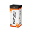 4Energy Energy Chew Box - 6 x 30 g saveur orange, emballage orange avec deux barres gélifiées et segment d’orange sur fond blanc.