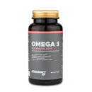 4Endurance Pro Omega‑3 - 60 capsules molles, flacon marron foncé avec bouchon jaune et étiquette orange et blanche sur fond blanc.